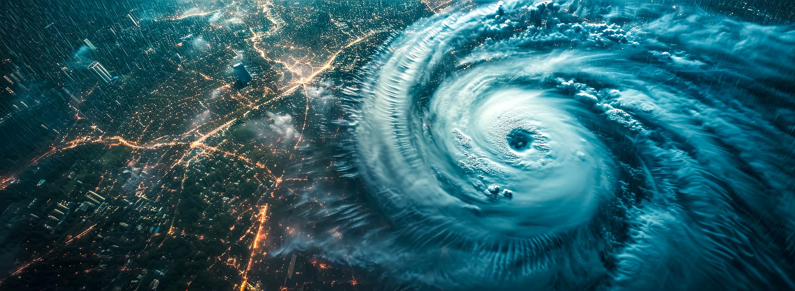 AI weather forecasting visualization